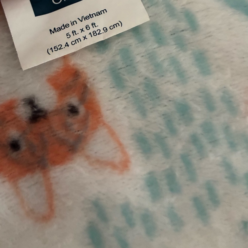 Colorful Cat Pattern Soft Blanket - Picture 4 of 4